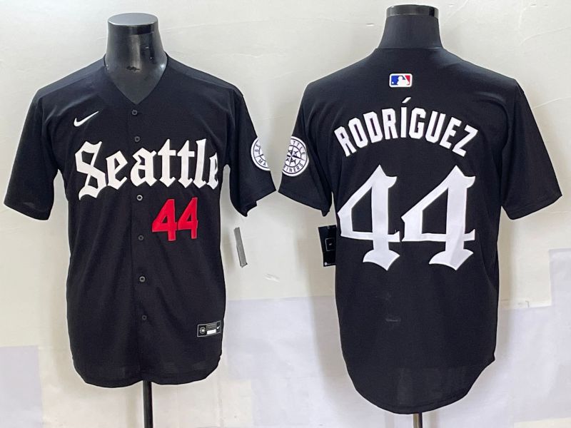 Men 2025 Seattle Mariners #44 Rodriguez Five generations Joint Name Nike MLB Jersey style 6->seattle mariners->MLB Jersey